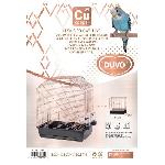 Cage DUVO+ Cage Copper Lexa 54 x 34 x 64.5 cm - 3.5 kg - Noir et cuivre - Pour oiseaux
