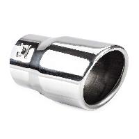Echappements Voitures Embout D'Echappement Simple Acier Inoxydable Diam Int 48-65- Diam Ext 78-90Mm