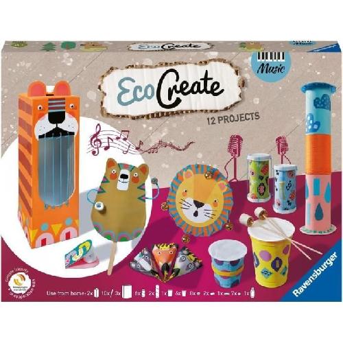 Jeu De Peinture EcoCreate Eco-responsable Recyclage. Jouets. Fabrication objets. Loisir créatif. Des 6 ans. 20229. Ravensburger