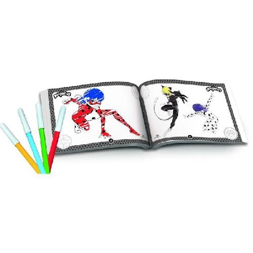 Jeu De Coloriage - Dessin - Pochoir Ecole de dessin - Miraculous drawing school - Kit complet pour apprendre a dessiner - LISCIANI