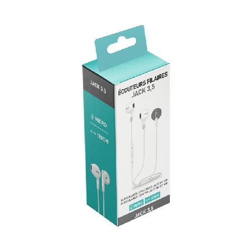 Casque - Ecouteur Filaire - Oreillette Bluetooth - Kit Pieton Telephone Ecouteurs filaires Jack 3.5 SD x10