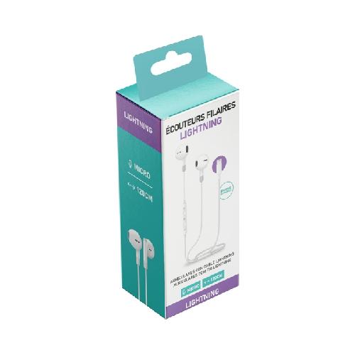Casque - Ecouteur Filaire - Oreillette Bluetooth - Kit Pieton Telephone Ecouteurs filaires lightning SD x10