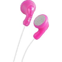 Ecouteurs JVC HA-F14-P-E roses Ecouteurs JVC HA-F14-P-E roses