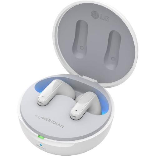 Casque - Ecouteur - Oreillette Ecouteurs LG TONE Free FP9 - Bluetooth - True Wireless - Blanc