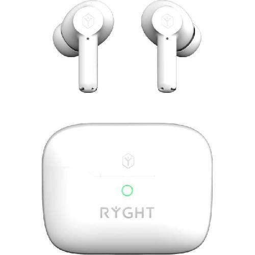 Casque - Ecouteur - Oreillette Ecouteurs sans fil - Bluetooth 5.3 - RYGHT - Jumo ANC - Blanc