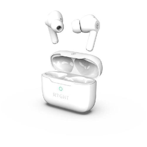 Casque - Ecouteur - Oreillette Ecouteurs sans fil - Bluetooth 5.3 - RYGHT - Jumo ANC - Blanc