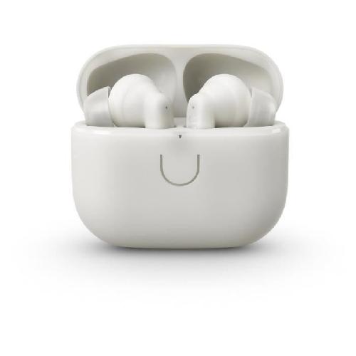 Casque - Ecouteur - Oreillette Ecouteurs sans fil Bluetooth - Urban Ears BOO TIP - Raw - 30h d'autonomie - Blanc