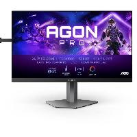 Ecran - Enceinte Écran PC - AOC - AG256FS - 24.5 FHD - Dalle IPS - 390Hz - 0.3ms - Ajustable en hauteur - 2 HDMI 1 DP - Adaptive Sync - Noir
