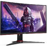 Ecran - Enceinte Ecran PC Gamer incurvé - AOC C24G2AE/BK - 23.6 FHD - Dalle VA - 1ms - 165Hz - HDMI / VGA / DisplayPort - FreeSync Premium
