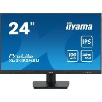 Ecran - Enceinte Écran PC - IIYAMA - ProLite XU2493HSU-B6 - 24 FHD - Dalle IPS - 100Hz - 1ms - HDMI/DP - Haut-parleurs - Noir mat