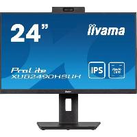 Ecran - Enceinte Écran PC - IIYAMA - XUB2490HSUH-B1 - 23.8 FHD - IPS - 100Hz - Webcam intégrée