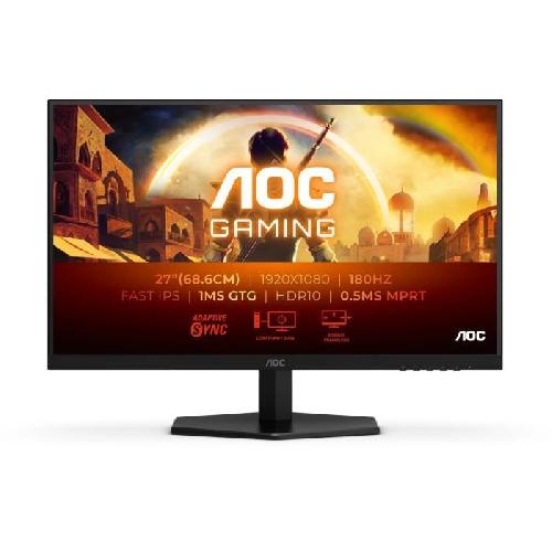 Ecran Ordinateur Ecran PC Gamer AOC - 27G42E - 27'' FHD - Dalle IPS - 180Hz - 0.5MS MPRT - Adaptive Sync - HDMI - DP
