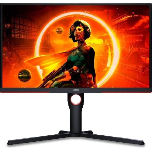 Ecran Ordinateur Ecran PC Gaming - AOC - 25G3ZM-BK - 24.5 VA FHD - 0.5ms MPRT - 240Hz - HDMI DP - Pivot Reglable en hauteur - Adaptive Sync