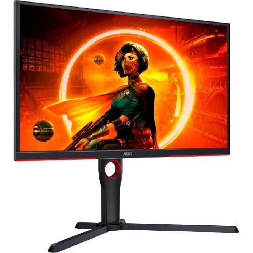 Ecran Ordinateur Ecran PC Gaming - AOC - 25G3ZM-BK - 24.5 VA FHD - 0.5ms MPRT - 240Hz - HDMI DP - Pivot Reglable en hauteur - Adaptive Sync
