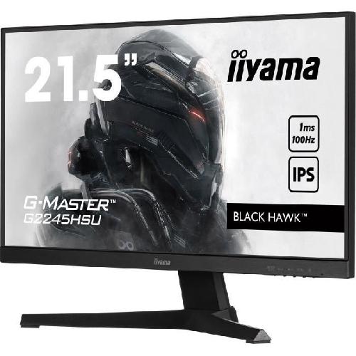 Ecran Ordinateur Ecran PC Gaming - IIYAMA - G2245HSU-B2 - 21.5 FHD - IPS - 100Hz - 1ms