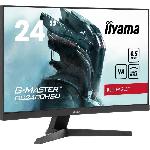 Ecran Ordinateur Ecran PC Gaming incurve - IIYAMA - G-MASTER RED EAGLE GCB2480HSU-B1 - 24 - VA Curved - FHD - 0.5 ms - 180Hz