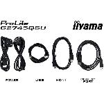 Ecran Ordinateur Ecran PC - IIYAMA - G2745QSU-B2 - 27 QHD - IPS - 100Hz - 1ms - HDMI-DP-USB HUB - Haut-parleurs - Noir