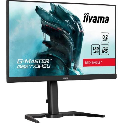 Ecran Ordinateur Ecran PC - IIYAMA - GB2770HSU-B6 - 27 IPS FHD 1920 x 1080 - 0.2ms - 180Hz - HDMI DP - Noir