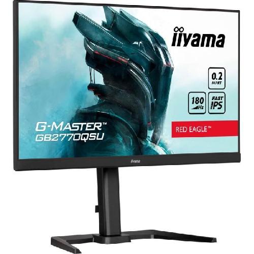 Ecran Ordinateur Ecran PC - IIYAMA - GB2770QSU-B6 - 27 IPS 2560 x 1440 - 0.2ms - 180Hz - HDMI DP - Noir