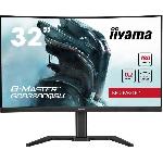 Ecran Ordinateur Ecran PC - IIYAMA - GCB3280QSU-B2 - 31.5 QHD - VA - 180Hz - 0.2ms - HDMI-DP-USB HUB - Pied reglable - Incurve 1500R - Noir