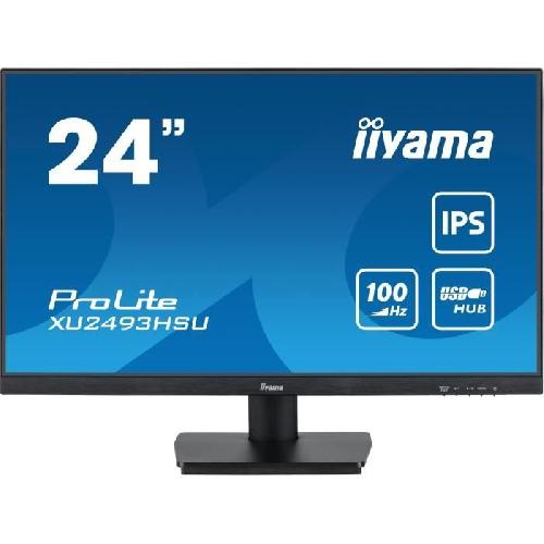 Ecran Ordinateur Ecran PC - IIYAMA - ProLite XU2493HSU-B6 - 24 FHD - Dalle IPS - 100Hz - 1ms - HDMI-DP - Haut-parleurs - Noir mat