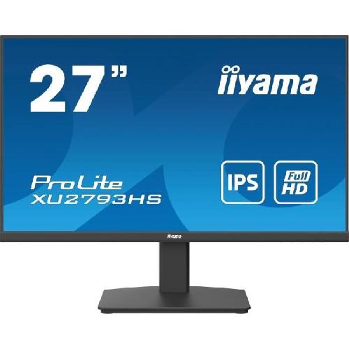 Ecran Ordinateur Ecran PC - IIYAMA PROLITE XU2793HS-B6 - 27 1920x1080 - Dalle IPS - 1ms - 100Hz - HDMI - DisplayPort