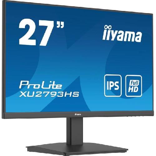 Ecran Ordinateur Ecran PC - IIYAMA PROLITE XU2793HS-B6 - 27 1920x1080 - Dalle IPS - 1ms - 100Hz - HDMI - DisplayPort