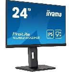 Ecran Ordinateur Ecran PC - IIYAMA ProLite XUB2493HS-B5 - 24 FHD - Dalle IPS - 4 ms - 75Hz - HDMI  / DisplayPort - Pied réglable en hauteur