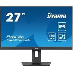 Ecran Ordinateur Ecran PC - IIYAMA PROLITE XUB2792HSU-B6 - 27 1920x1080 - Dalle IPS - 0.4ms - 100Hz - HDMI - DisplayPort - Reglable en hauteur+Pivot