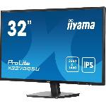 Ecran Ordinateur Ecran PC - IIYAMA - X3270QSU-B1 - 31.5 QHD - IPS - 100Hz - 3ms - HDMI-DP-USB HUB - Haut-parleurs - VESA 100x100 - Noir