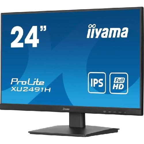Ecran Ordinateur Ecran PC - IIYAMA - XU2491H-B1 - 23.8 FHD - IPS - 100Hz - 0.5ms - HDMI-DP - VESA 100x100 - Noir