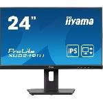 Ecran Ordinateur Ecran PC - IIYAMA - XUB2491H-B1 - 23.8 FHD - IPS - 100Hz - 0.5ms - HDMI-DP - VESA 100x100 - Pied reglable + Pivot - Noir