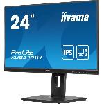 Ecran Ordinateur Ecran PC - IIYAMA - XUB2491H-B1 - 23.8 FHD - IPS - 100Hz - 0.5ms - HDMI-DP - VESA 100x100 - Pied reglable + Pivot - Noir