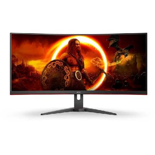Ecran Ordinateur Ecran PC incurve AOC CU34G2XE 34 WQHD Dalle VA 144Hz 1ms 1 HDMI 1DP Adaptive Sync Noir