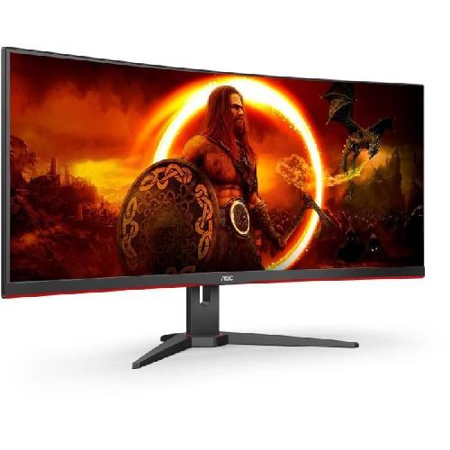 Ecran Ordinateur Ecran PC incurve AOC CU34G2XE 34 WQHD Dalle VA 144Hz 1ms 1 HDMI 1DP Adaptive Sync Noir