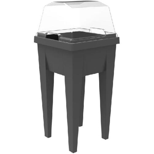 Serre De Jardinage EDA Serre plastique URBAN - Pour Espace Potager Vegettable - L37.6 x P37.6 x H 21.6 cm