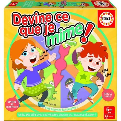 Jeu De Societe - Jeu De Plateau EDUCA - Devine ce que Je Mime - Jeu éducatif