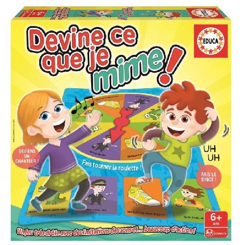 Jeu De Societe - Jeu De Plateau EDUCA - Devine ce que Je Mime - Jeu éducatif