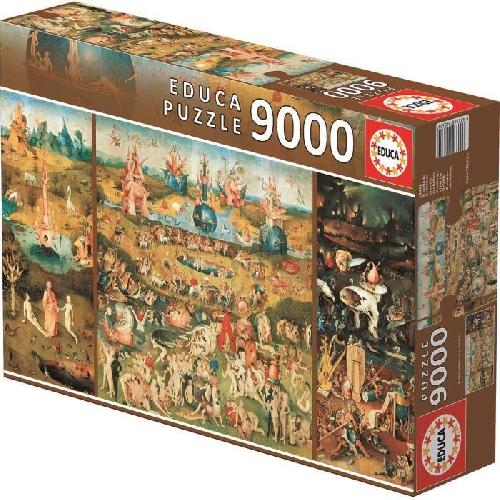Puzzle EDUCA - Puzzle - 9000 Le jardin des délices