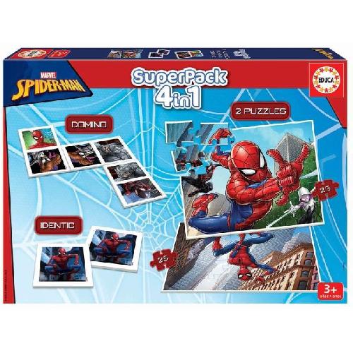 Jeu D'apprentissage EDUCA - Superpack Spider-man NEW