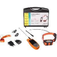 Education - Activite Ensemble complet collier - traceur GPS - NUM'AXES - CANICOM GPS 2 - Noir / Orange