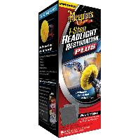 Efface Rayure - Renovateur Kit renovation Meguiars G1900 pour phares et optiques x4
