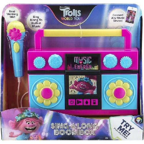 Micro - Karaoke EKIDS TROLLS Sing Along Boombox TR-115