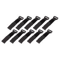 Electricite - Domotique Bande Scratch L 150mm 10pc - Noir