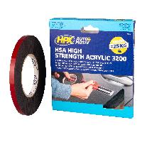 Electricite - Domotique Ruban Adhesif Hsa Double Face - Noir 9Mm X 10M Hpx