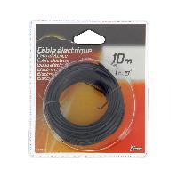 Electricite - Domotique XLTECH Cable Elec.1mm2 10m Noir