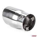 Echappements Voitures Embout D'Echappement Simple Acier Inoxydable Diam Int 48-65- Diam Ext 78-90Mm
