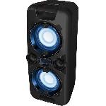 Enceinte - Haut-parleur Nomade - Portable - Mobile - Bluetooth Enceinte audio sans fil - SENCOR - SSS 3800 - 60 W - 30 radios FM - Bluetooth - Lumieres LED clignotantes - Noir