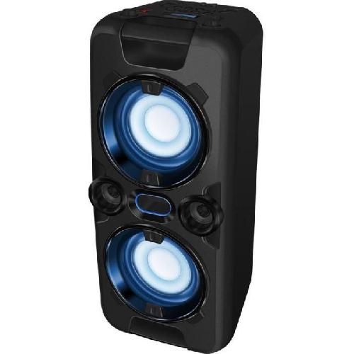 Enceinte - Haut-parleur Nomade - Portable - Mobile - Bluetooth Enceinte audio sans fil - SENCOR - SSS 3800 - 60 W - 30 radios FM - Bluetooth - Lumieres LED clignotantes - Noir