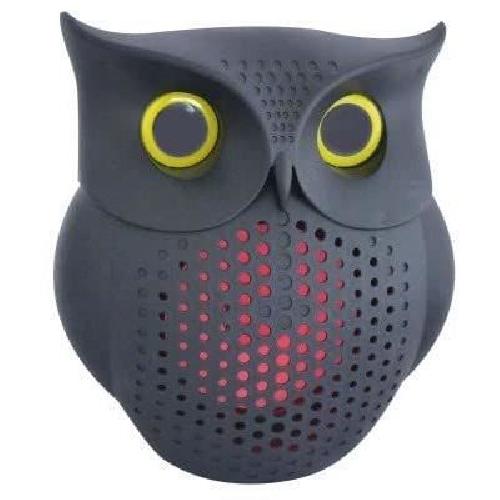 Enceinte - Haut-parleur Nomade - Portable - Mobile - Bluetooth Enceinte Bluetooth 10W + Radio FM - Inovalley HP73-BTH - Gris - Multicolore LED